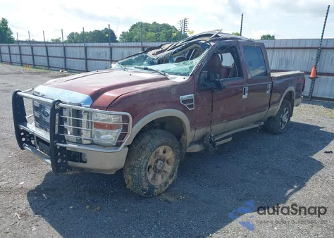 2008 Ford F250 Super Duty из США, поврежденный, VIN 1FTSW21R88EB49674